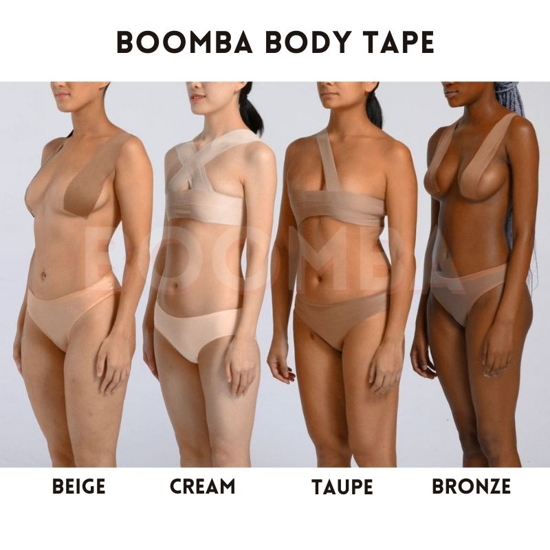 日本熱銷, Boob Tape Lift Tape Breathable Lift Tape Athletic Tape 5cm width 5M  (Beige), Size : A