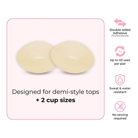 Buy Lovable Women Micro Fabric Demi Cups Seamless Lightly Padded
