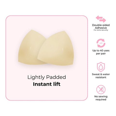 Double Sided Adhesive Bra Inserts Pads Push Up Breast Enhancer For
