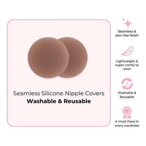 Nipple Blend Covers - Beige – Majesty Brand